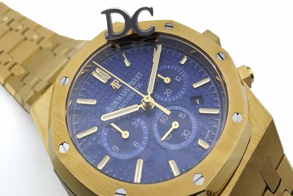Audemars Piguet Royal Oak Self-Winding Chronograph Blue Dial in Yellow Gold-fasswatch