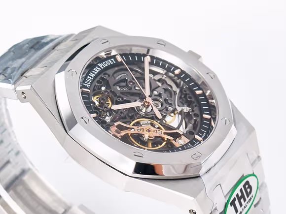 Audemars Piguet Royal Oak 41mm Openworked 15407 SS THBF 11 Best Edition on SS Bracelet SA3132 V2-fasswatch