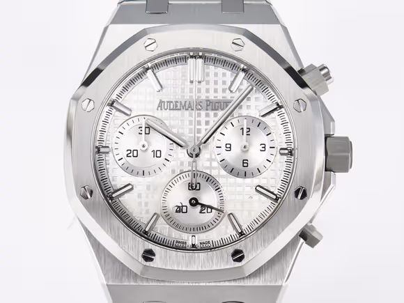 Audemars Piguet Royal Oak Chrono 26240 SS APSF 11 Best Edition Silver Dial on SS Bracelet SA4401 Super Clone-fasswatch