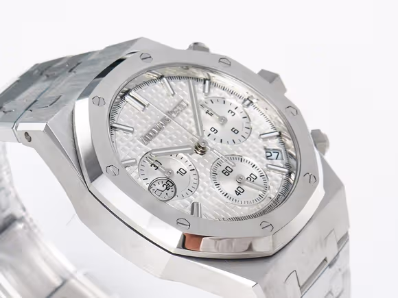 Audemars Piguet Royal Oak Chrono 26240 SS APSF 11 Best Edition Silver Dial on SS Bracelet SA4401 Super Clone-fasswatch