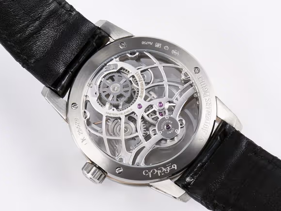 Audemars Piguet CODE 11.59 Tourbillon 26600 SS APPF Best Edition White Dial on Black Leather Strap A2948-fasswatch