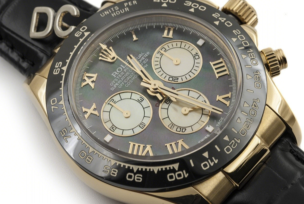 Rolex Daytona 116515 Mother of Pearl Dial in Yellow Gold-fasswatch