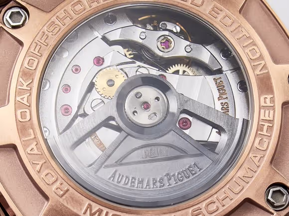 Audemars Piguet Royal Oak Offshore Schumacher RG TKF Best Edition GrayBlack Dial on Gray Rubber Strap A3126-fasswatch