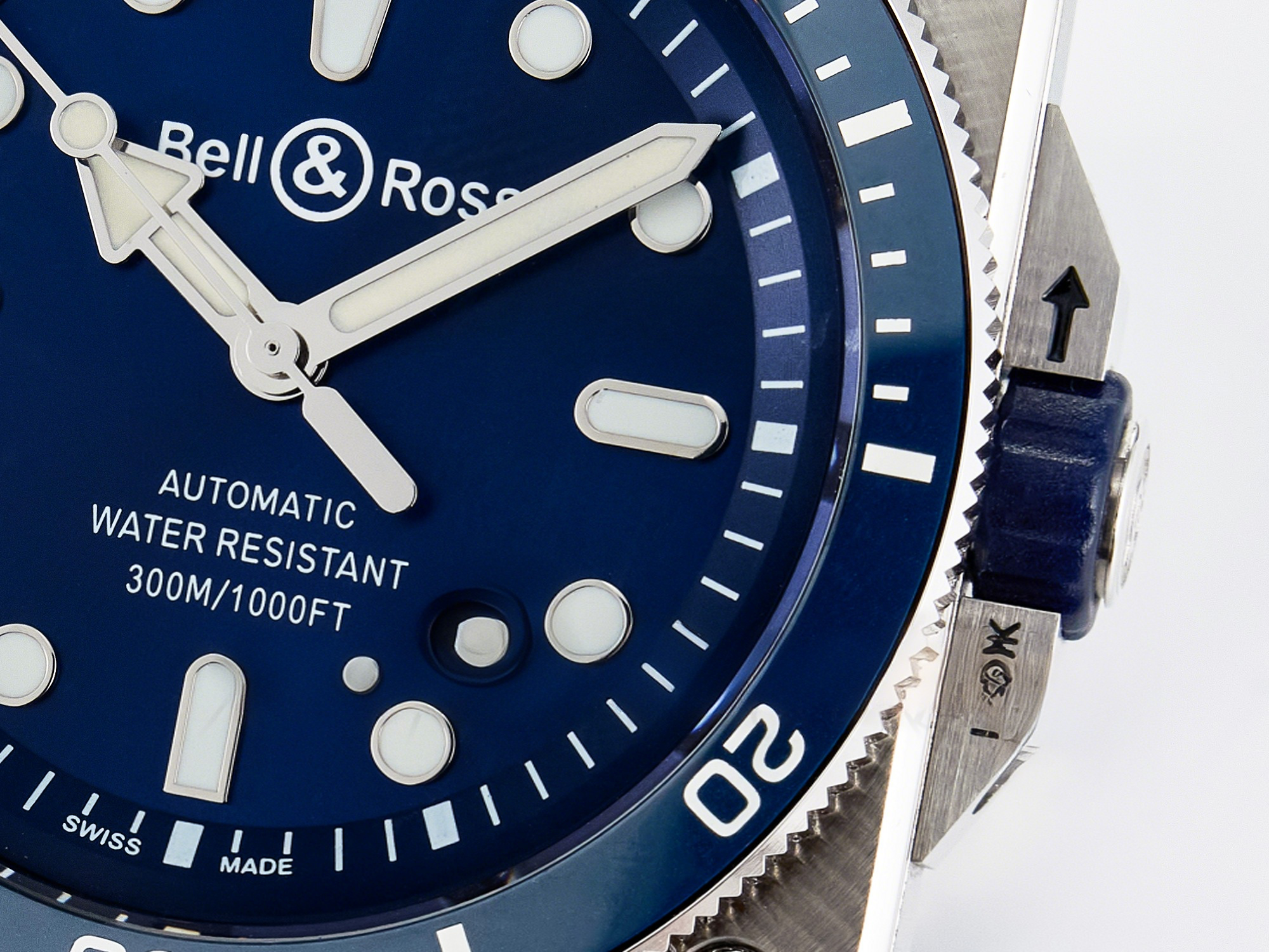 Breitling BR03-92 Diver BRF 1:1 Best Edition Blue Dial on Blue Rubber Strap A2824-fasswatch