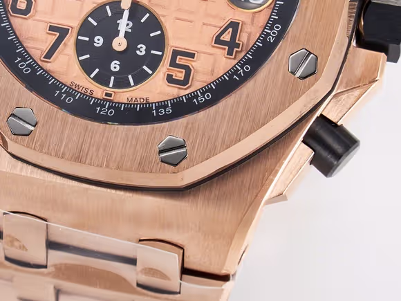 Audemars Piguet Royal Oak Offshore 42mm RG TKF Best Edition RG Dial on RG Bracelet A7750-fasswatch