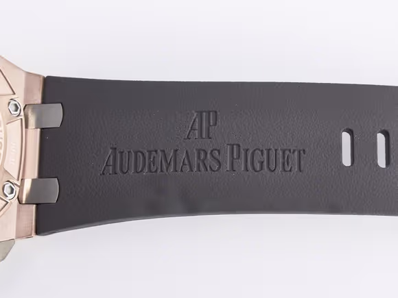 Audemars Piguet Royal Oak Offshore Schumacher RG TKF Best Edition GrayBlack Dial on Gray Rubber Strap A3126-fasswatch