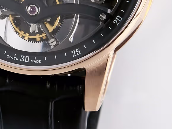 Audemars Piguet CODE 11.59 Tourbillon 26600 RG APPF Best Edition Black Dial on Black Leather Strap A2948-fasswatch