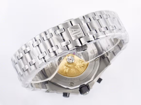 Audemars Piguet Royal Oak Offshore 42mm Black Themes SS TKF Best Edition Black Dial on SS Bracelet A7750-fasswatch