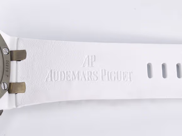 Audemars Piguet Royal Oak Offshore 44mm White Ceramic TKF 11 Best Edition White Dial on White Rubber Strap A3126-fasswatch