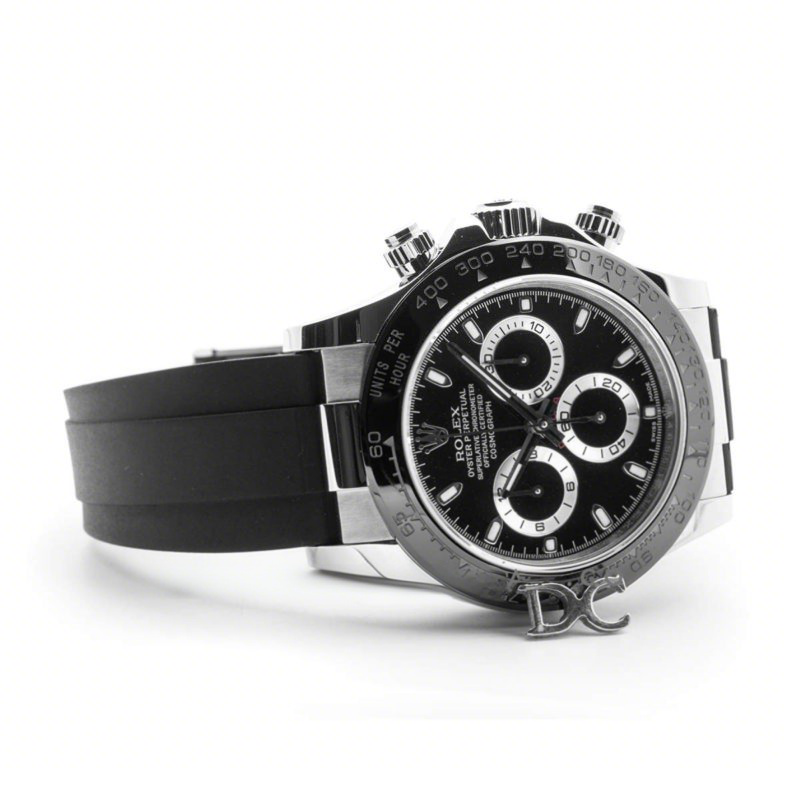 Rolex Daytona 116519LN Black Dial in White Gold-fasswatch