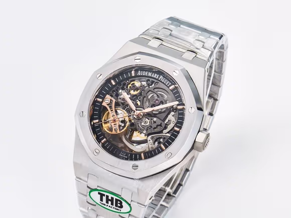 Audemars Piguet Royal Oak 41mm Openworked 15407 SS THBF 11 Best Edition on SS Bracelet SA3132 V2-fasswatch