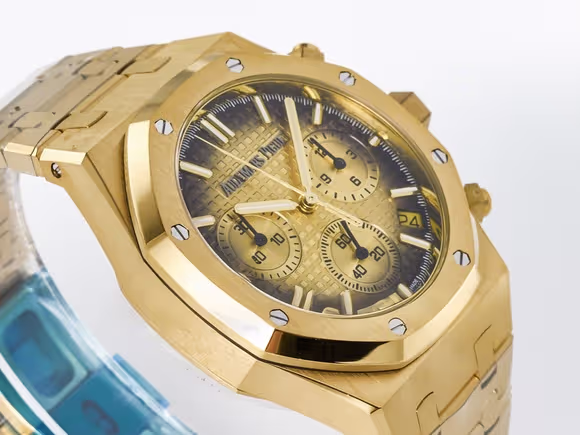 Audemars Piguet Royal Oak Chrono 26240 YG APSF 11 Best Edition YG Dial on YG Bracelet SA4401-fasswatch