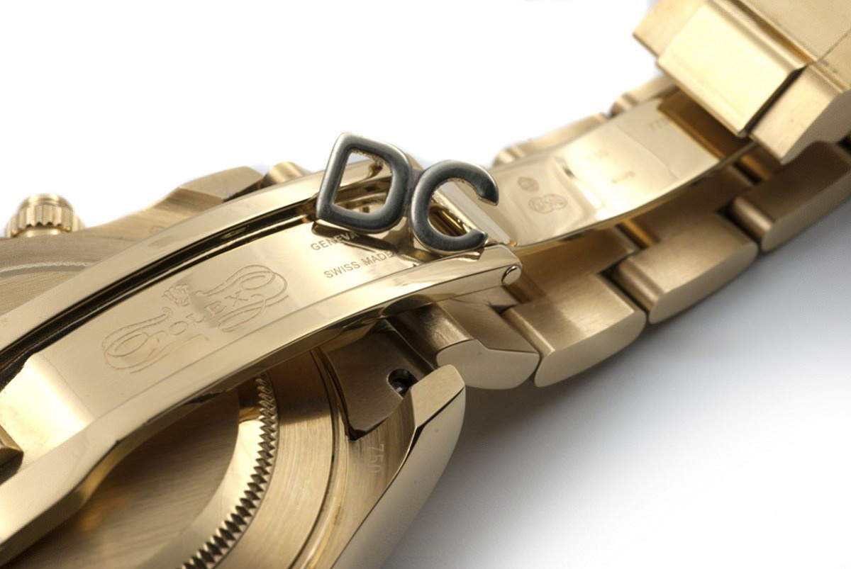 Rolex Daytona 116515 Black Dial with Yellow Gold Bracelet-fasswatch