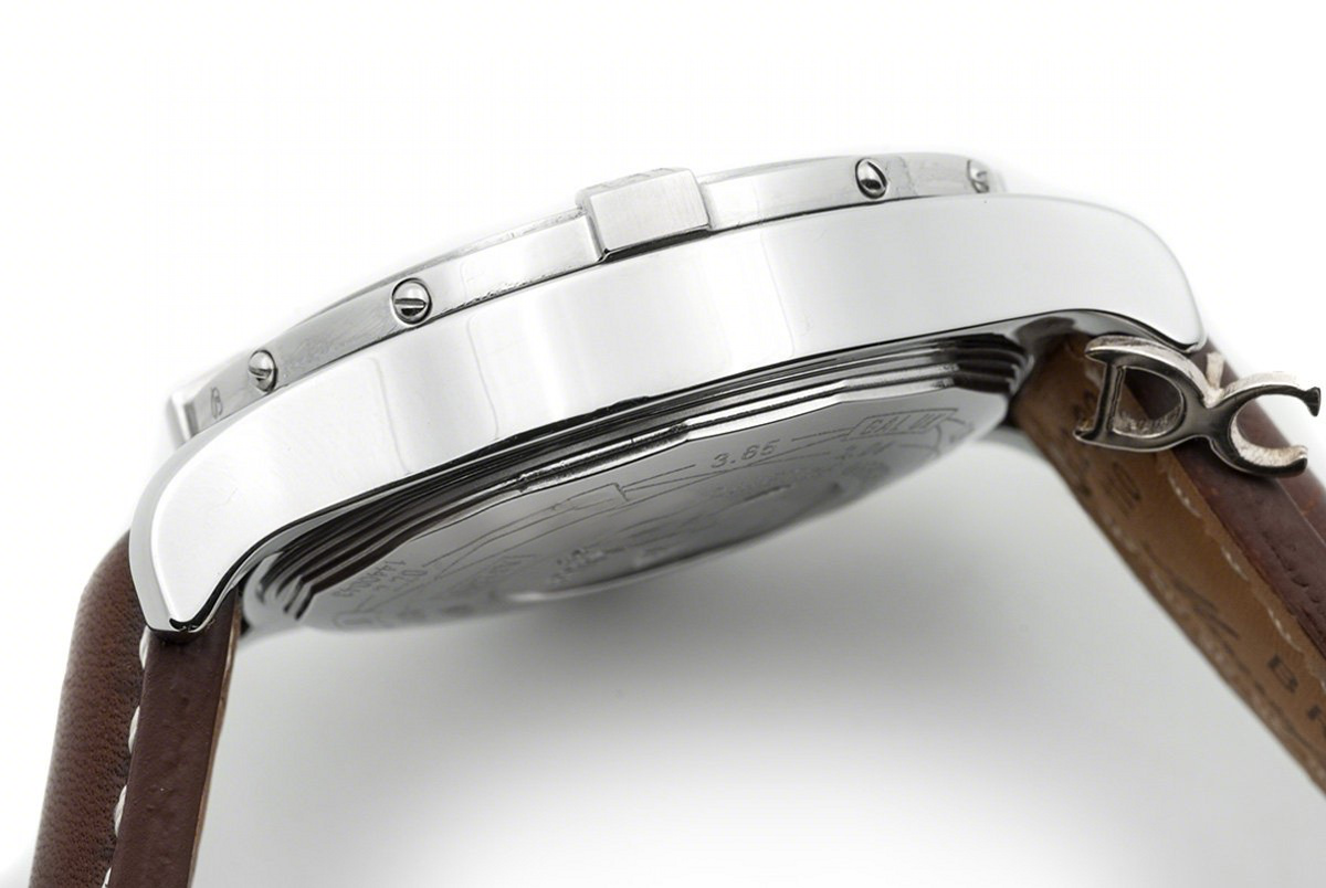 Breitling Avenger II GMT Silver Dial in Steel on Leather Strap-fasswatch