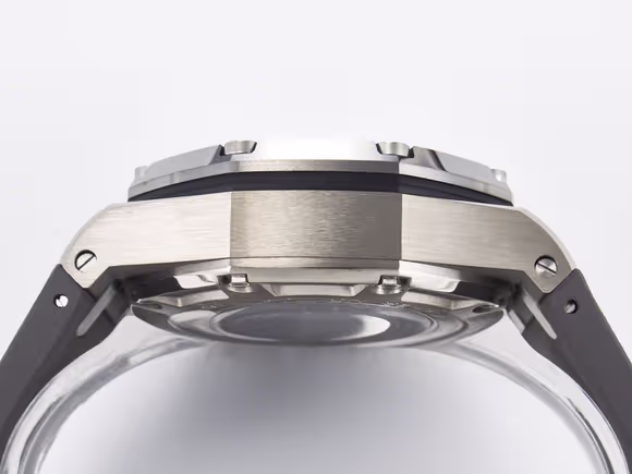 Audemars Piguet Royal Oak Offshore Schumacher SS TKF Best Edition GrayBlack Dial on Gray Rubber Strap A3126-fasswatch