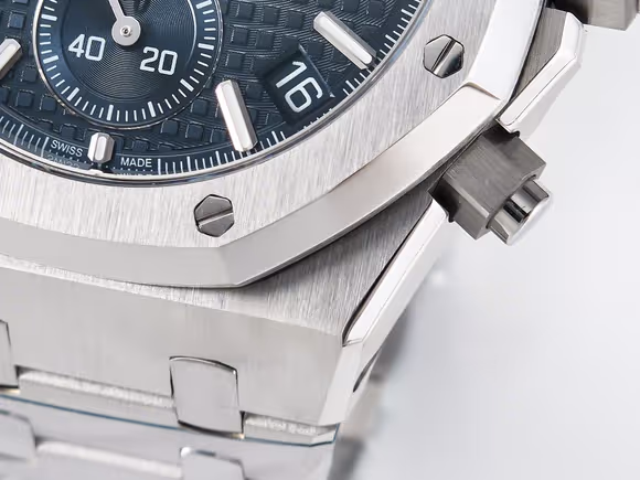 Audemars Piguet Royal Oak Chrono 26240 SS APSF 11 Best Edition Blue Dial on SS Bracelet SA4401 Super Clone-fasswatch