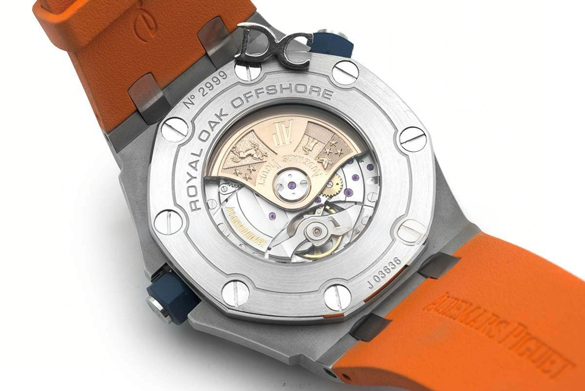 Audemars Piguet Royal Oak Offshore Diver Steel Orange Dial 15710ST SIHH 2017-fasswatch
