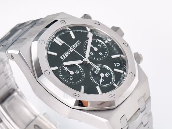 Audemars Piguet Royal Oak Chrono 26240 SS APSF 11 Best Edition Green Dial on SS Bracelet SA4401 Super Clone-fasswatch