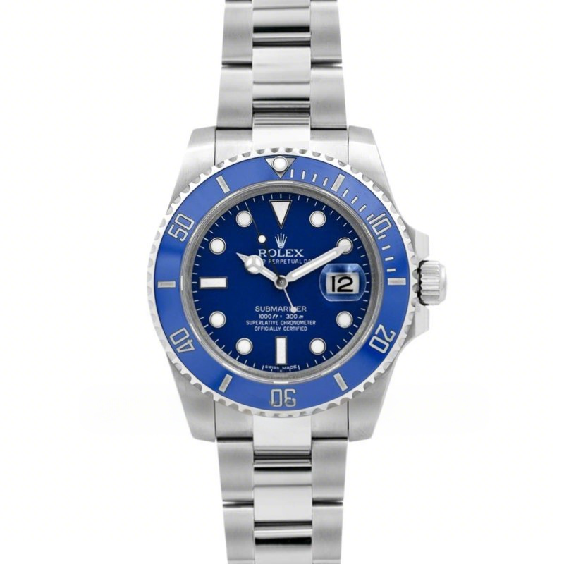 Rolex Submariner 116619LB ‘Smurf’ Blue Ceramic White Gold-fasswatch