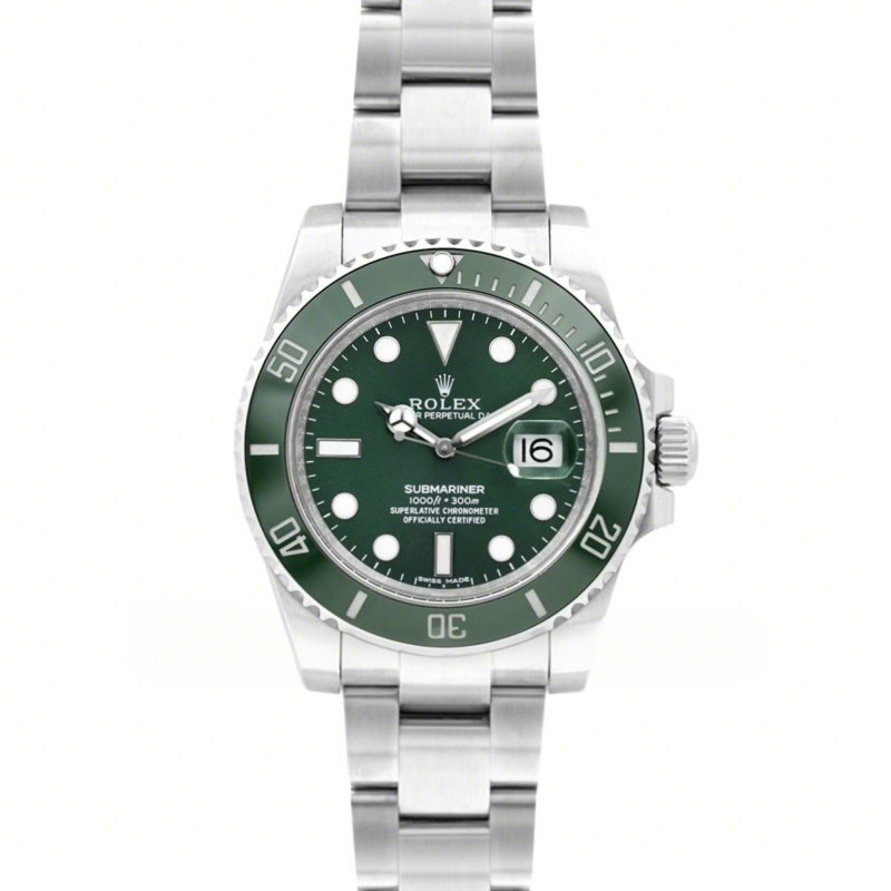 Rolex Submariner 116610LV ‘Hulk’ Green Ceramic-fasswatch