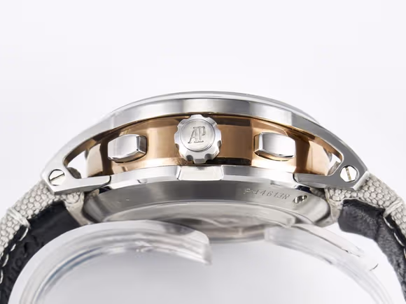 Audemars Piguet Code 11.59 Chrono 26393 SS APPF Best Edition Silver Dial on White Nylon Strap A4401-fasswatch