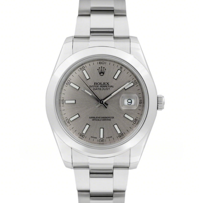 Rolex Datejust II 116300 Silver Dial Stick Markers-fasswatch