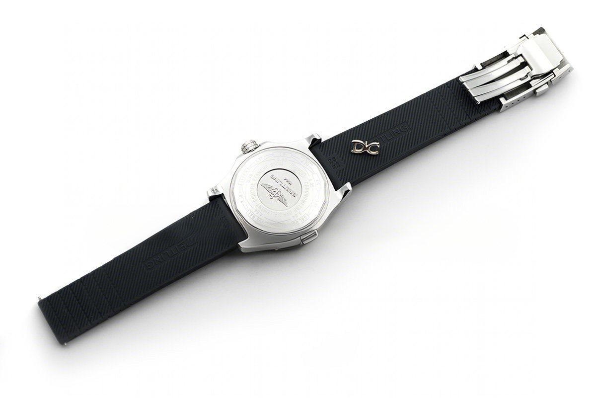 Breitling Avenger II GMT Black Dial in Steel-fasswatch