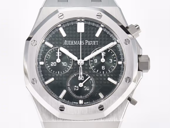Audemars Piguet Royal Oak Chrono 26240 SS APSF 11 Best Edition Green Dial on SS Bracelet SA4401 Super Clone-fasswatch