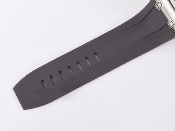 Audemars Piguet Royal Oak Offshore Schumacher SS TKF Best Edition GrayBlack Dial on Gray Rubber Strap A3126-fasswatch