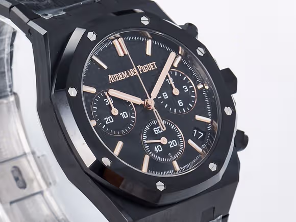 Audemars Piguet Royal Oak Chrono 26240 Black Ceramic APSF 11 Best Edition on Ceramic Bracelet SA4401 Super Clone-fasswatch