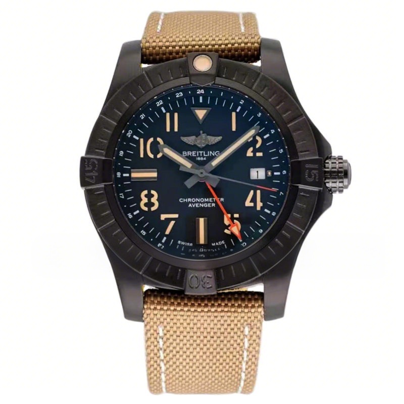 Breitling Avenger Automatic GMT 45 Seawolf Night Mission-fasswatch