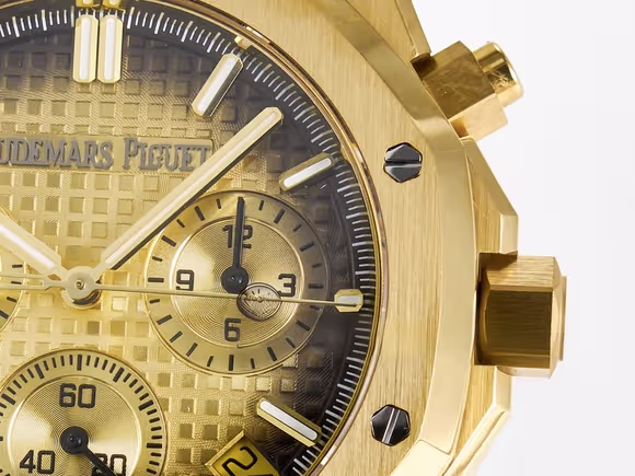 Audemars Piguet Royal Oak Chrono 26240 YG APSF 11 Best Edition YG Dial on YG Bracelet SA4401-fasswatch