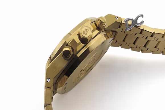 Audemars Piguet Royal Oak Self-Winding Chronograph Black/Gold Dial in Yellow Gold-fasswatch