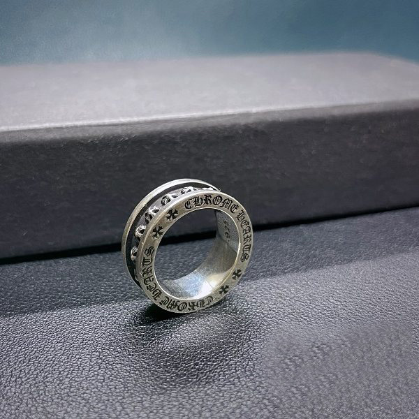 Chrome Hearts Cross Ring - Gothic 925 Sterling Silver Jewelry | David Studio