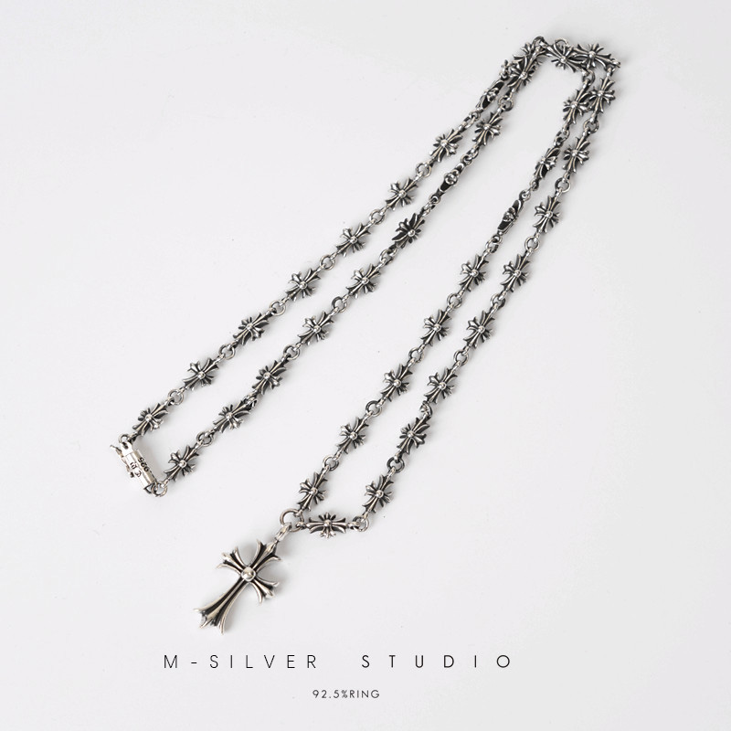 Chrome Hearts Cross Ring - Gothic 925 Sterling Silver Jewelry | David Studio