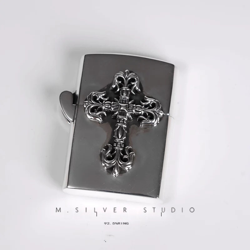 Chrome Hearts Cross Ring - Gothic 925 Sterling Silver Jewelry | David Studio