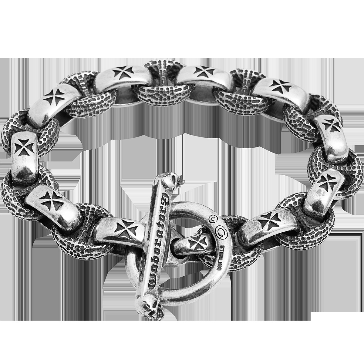 Chrome Hearts Cross Ring - Gothic 925 Sterling Silver Jewelry | David Studio