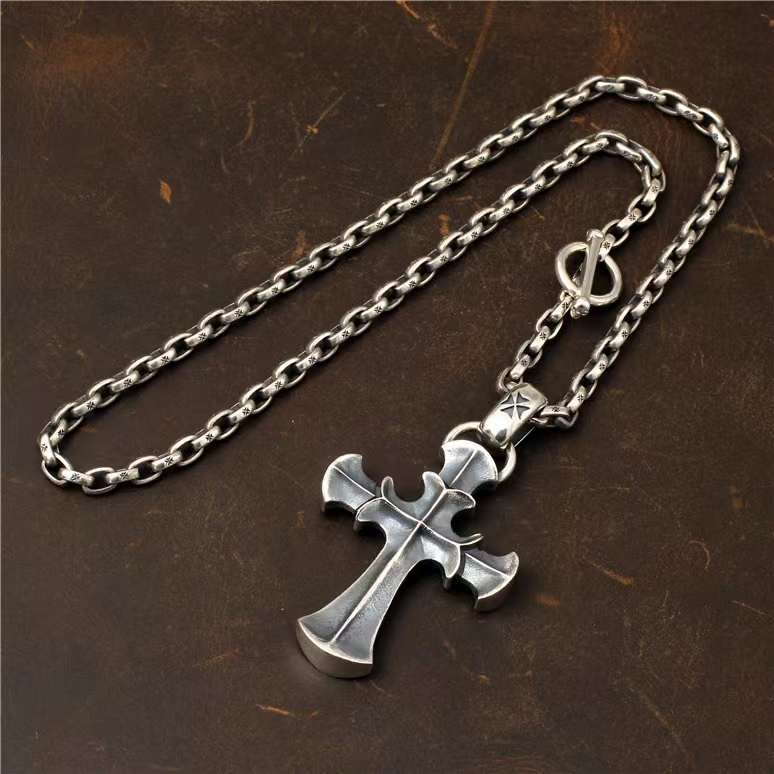 Chrome Hearts Cross Ring - Gothic 925 Sterling Silver Jewelry | David Studio