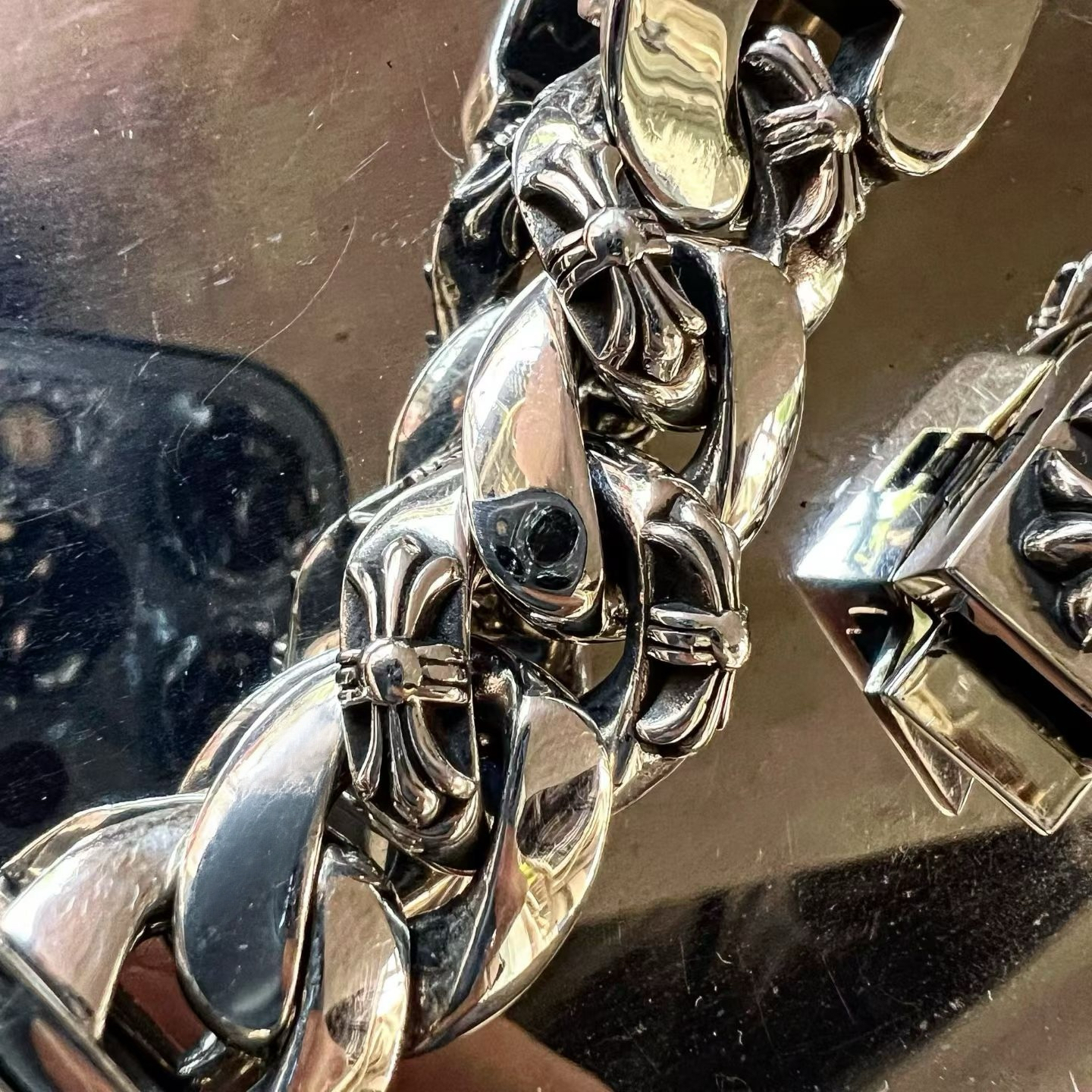 Chrome Hearts Cross Ring - Gothic 925 Sterling Silver Jewelry | David Studio