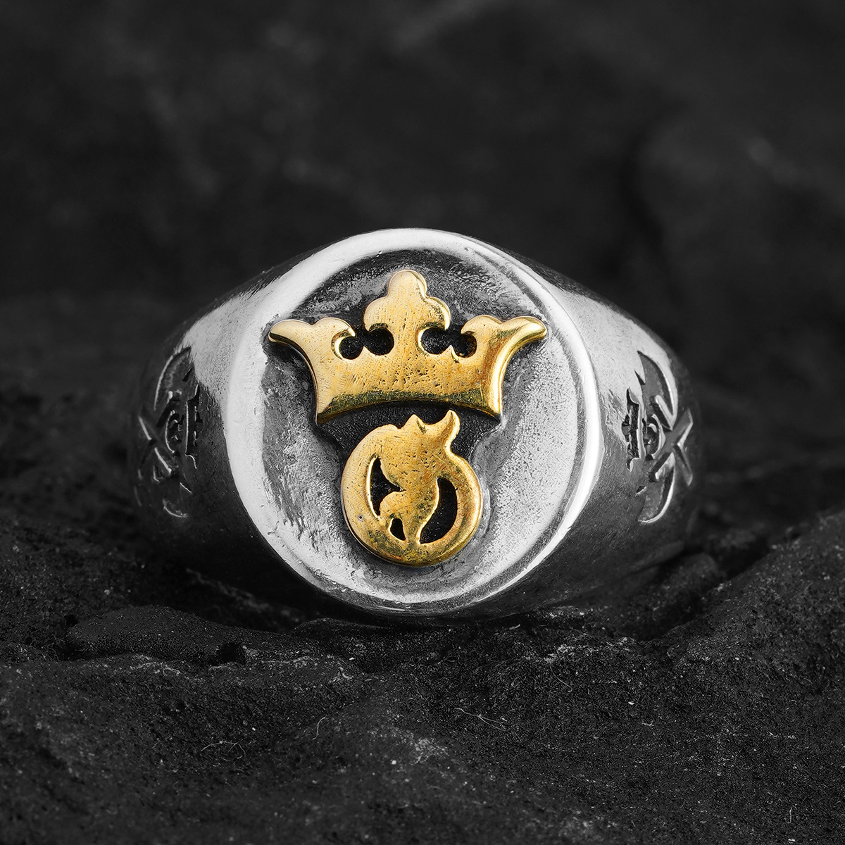 Chrome Hearts Cross Ring - Gothic 925 Sterling Silver Jewelry | David Studio