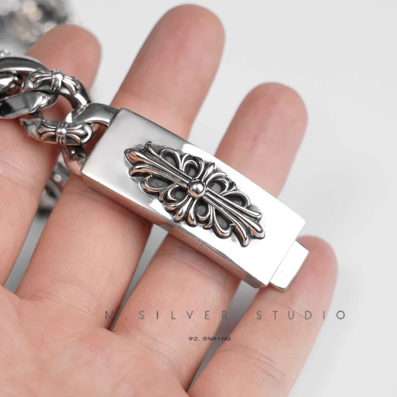 Chrome Hearts Cross Ring - Gothic 925 Sterling Silver Jewelry | David Studio