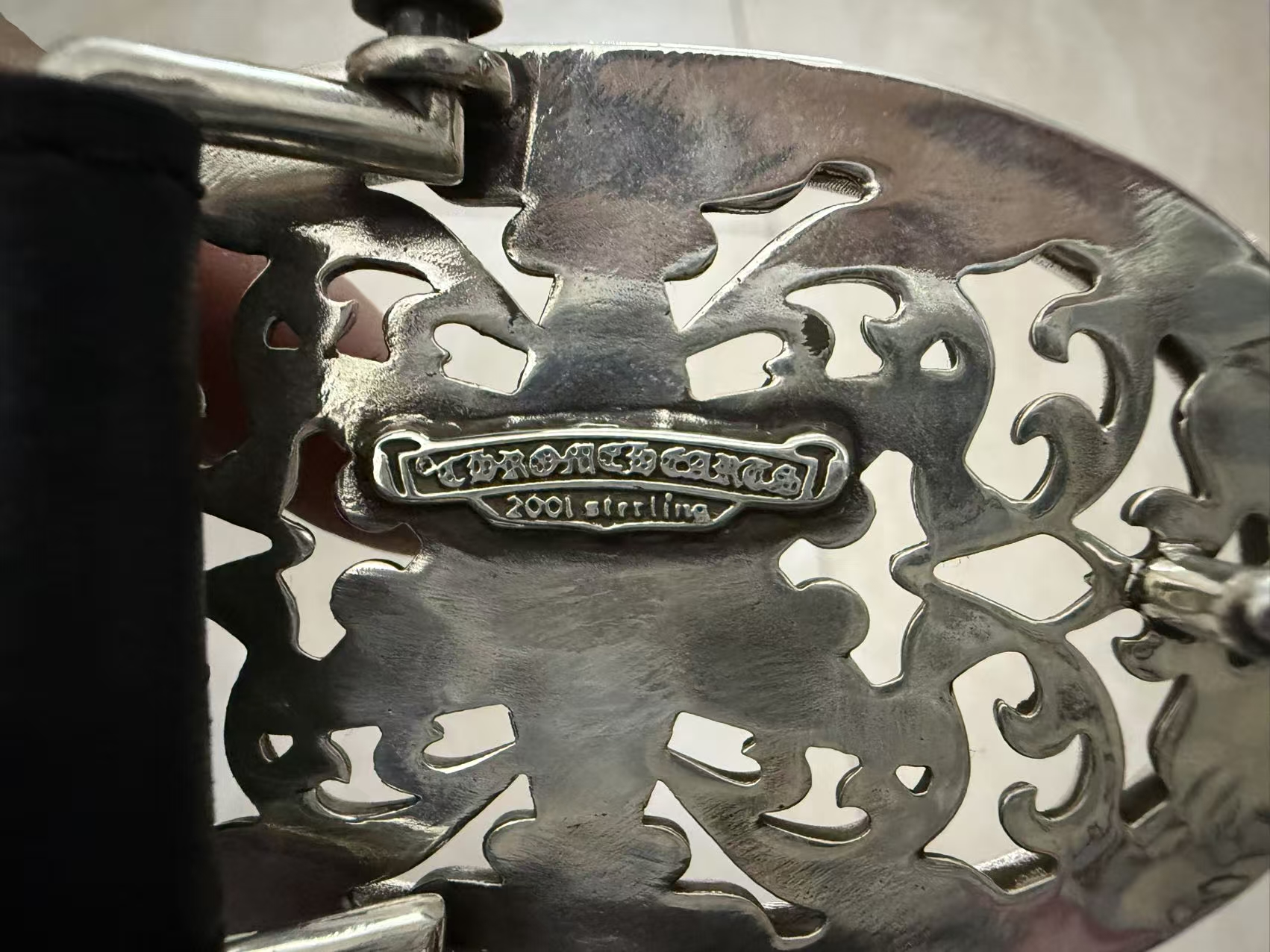 Chrome Hearts Cross Ring - Gothic 925 Sterling Silver Jewelry | David Studio