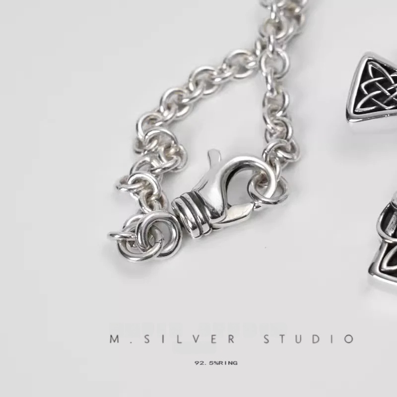 Chrome Hearts Cross Ring - Gothic 925 Sterling Silver Jewelry | David Studio