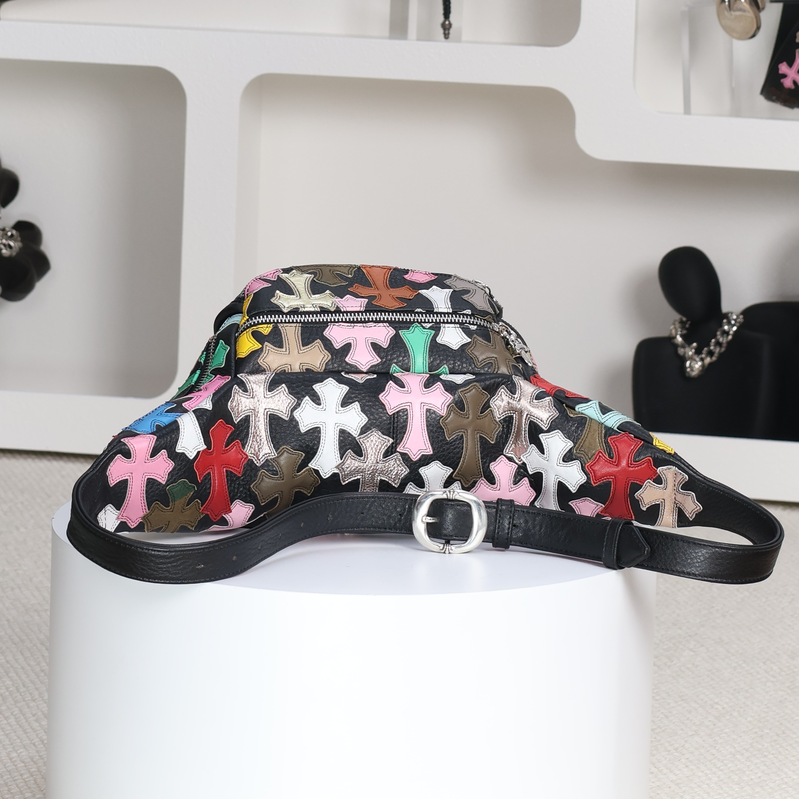 Chrome Hearts Cross Ring - Gothic 925 Sterling Silver Jewelry | David Studio