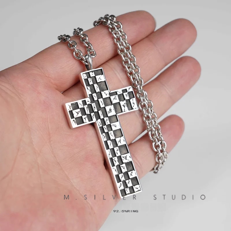 Chrome Hearts Cross Ring - Gothic 925 Sterling Silver Jewelry | David Studio