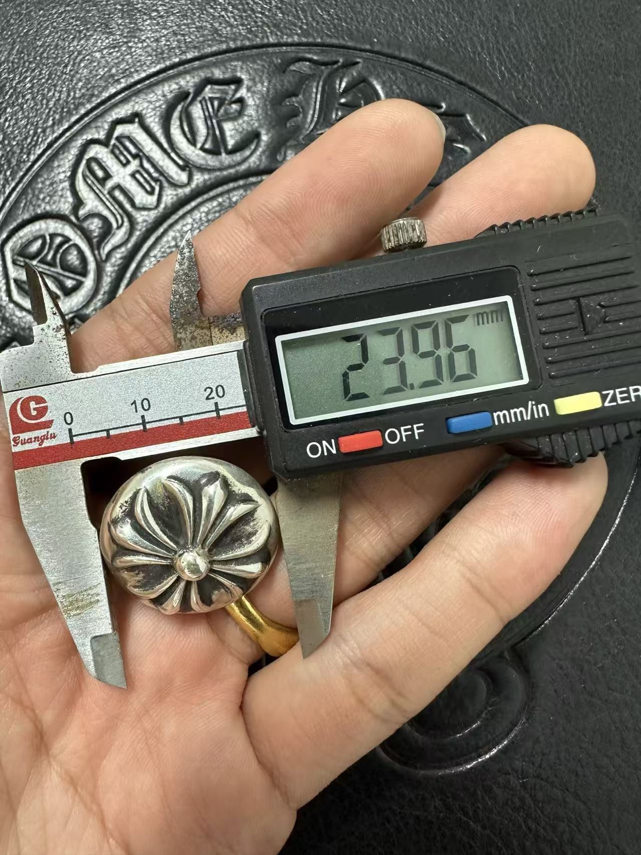 Chrome Hearts Cross Ring - Gothic 925 Sterling Silver Jewelry | David Studio