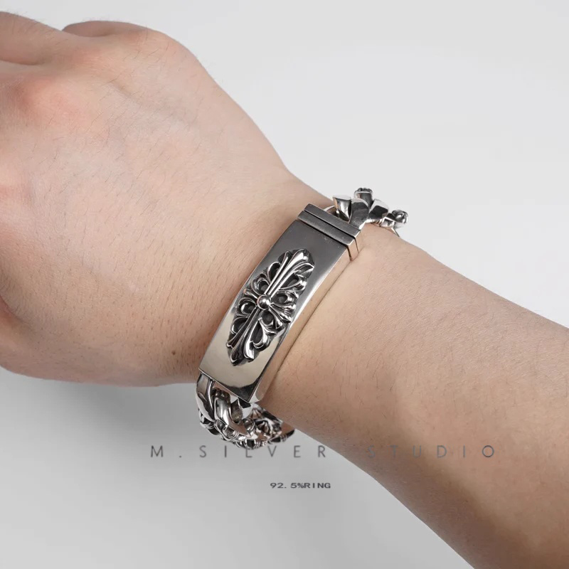 Chrome Hearts Cross Ring - Gothic 925 Sterling Silver Jewelry | David Studio