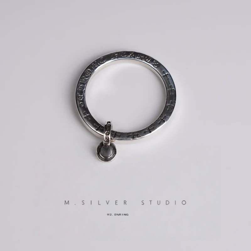 Chrome Hearts Cross Ring - Gothic 925 Sterling Silver Jewelry | David Studio