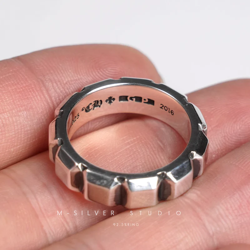 Chrome Hearts Cross Ring - Gothic 925 Sterling Silver Jewelry | David Studio