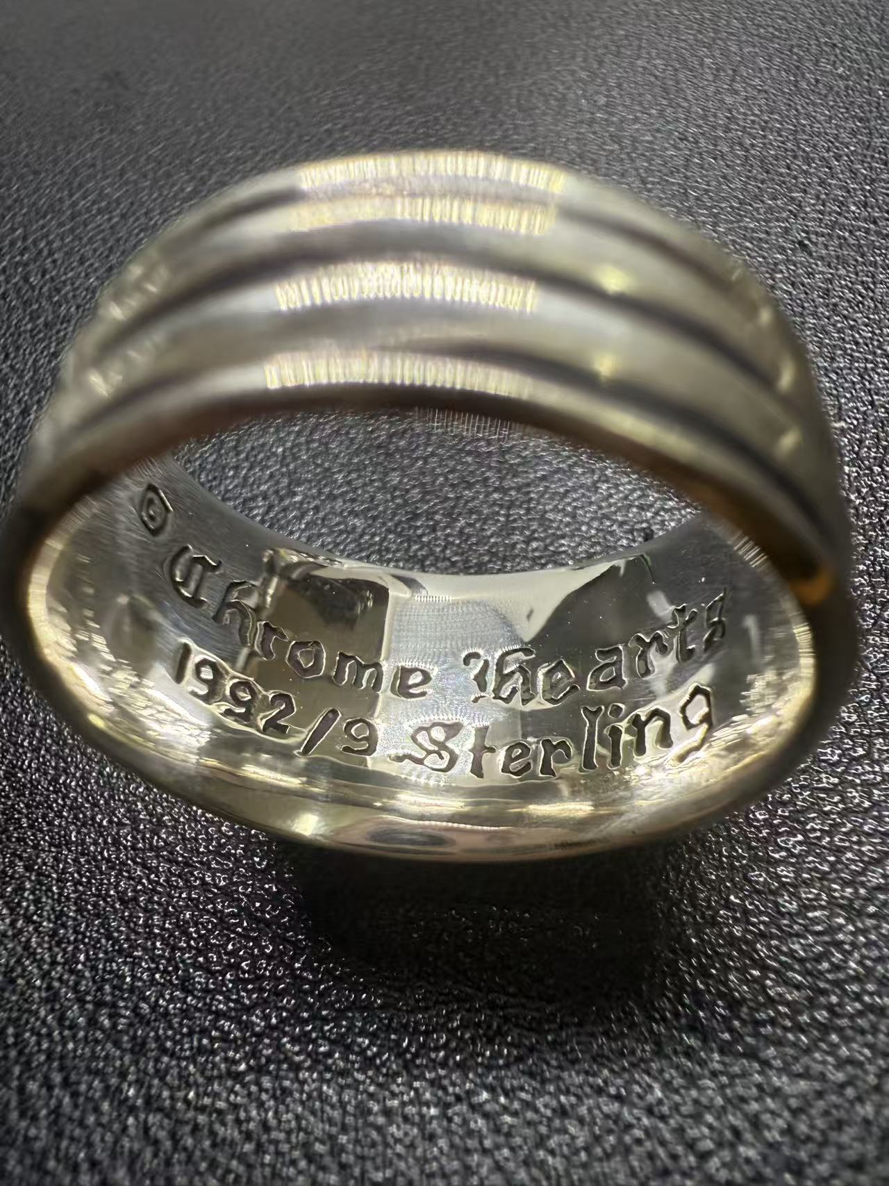 Chrome Hearts Cross Ring - Gothic 925 Sterling Silver Jewelry | David Studio